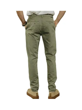 Pantalon Chino Vert Homme Freeman Porter Gino Epic 2