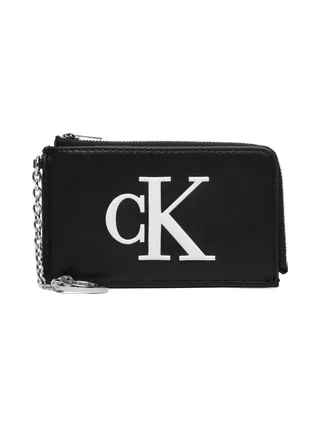 Portemonnaie Noir/Blanc Femme Calvin Klein Jeans Bold 1