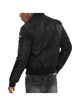 Bomber Noir Homme Schott Jet17 2