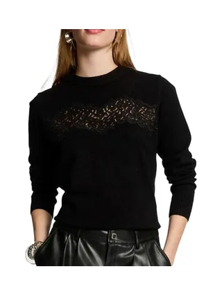 Pull Noir Femme Morgan Mdixie 1