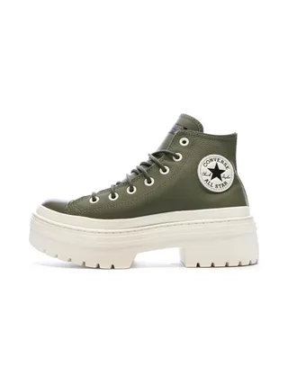Baskets Kaki Femme Converse Chuck Taylor All Star Lugged Heel 1