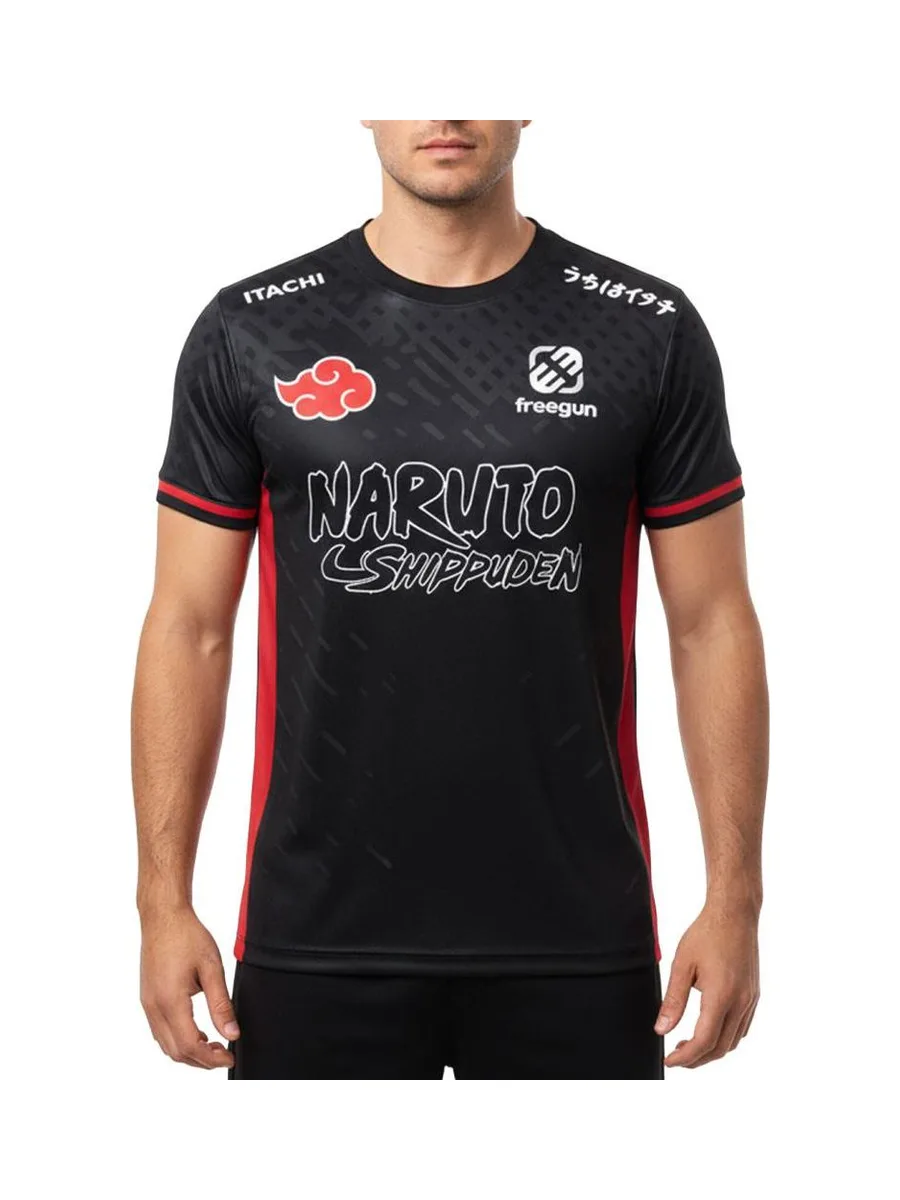 T-shirt Microfibre Noir homme Freegun Naruto Shippuden Itachi 2