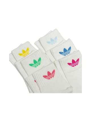 x6 Paires de Chaussettes Blanches Fille Adidas JC8541 2