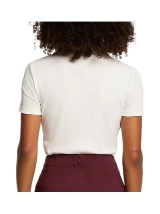 Polo Blanc Femme Morgan DPOLLA 2