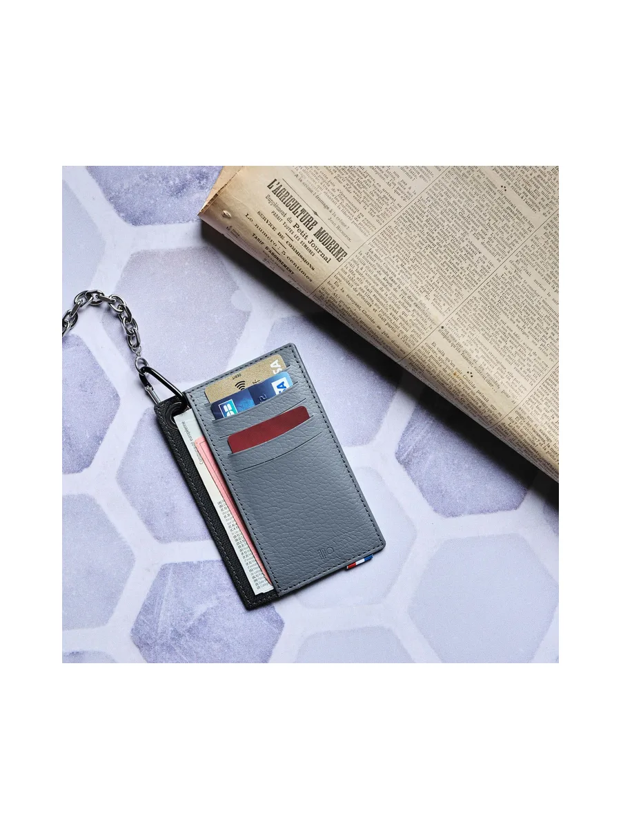 JOCE - Porte-cartes vertical à poche en liège - Naturel 72