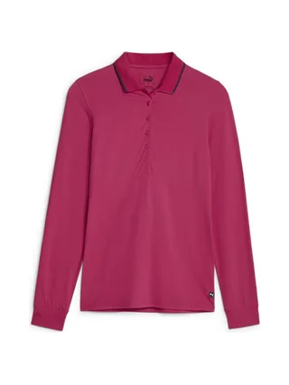 Polo Rose Femme Puma Longsleeve 1