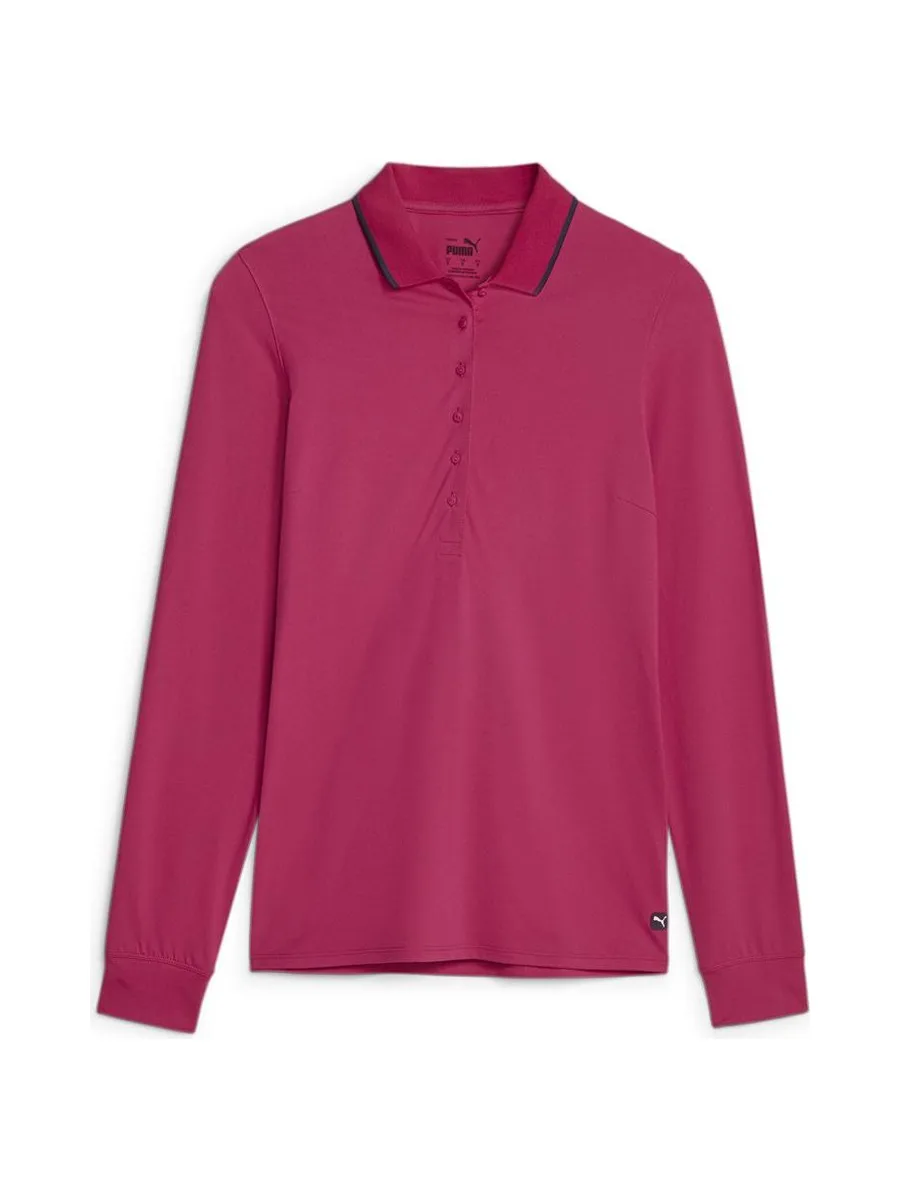 Polo Rose Femme Puma Longsleeve 2
