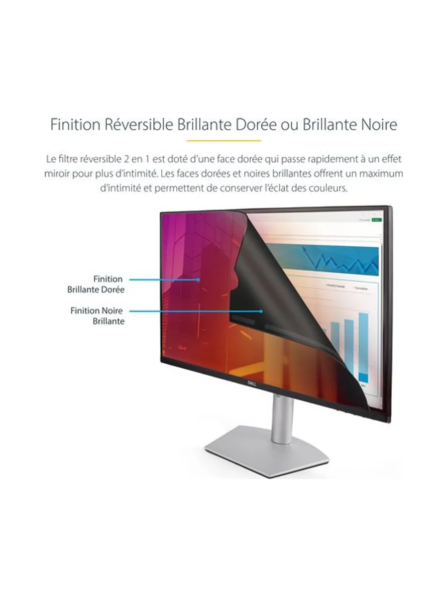 23.8" Gold Monitor Privacy Screen/Filter 9
