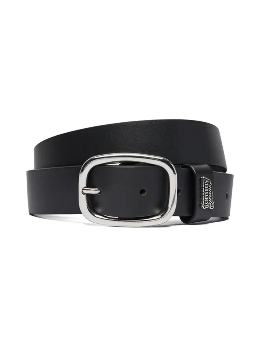 Ceinture Noir Femme Tommy Hilfiger Tjw Oval 3.0 - T 2