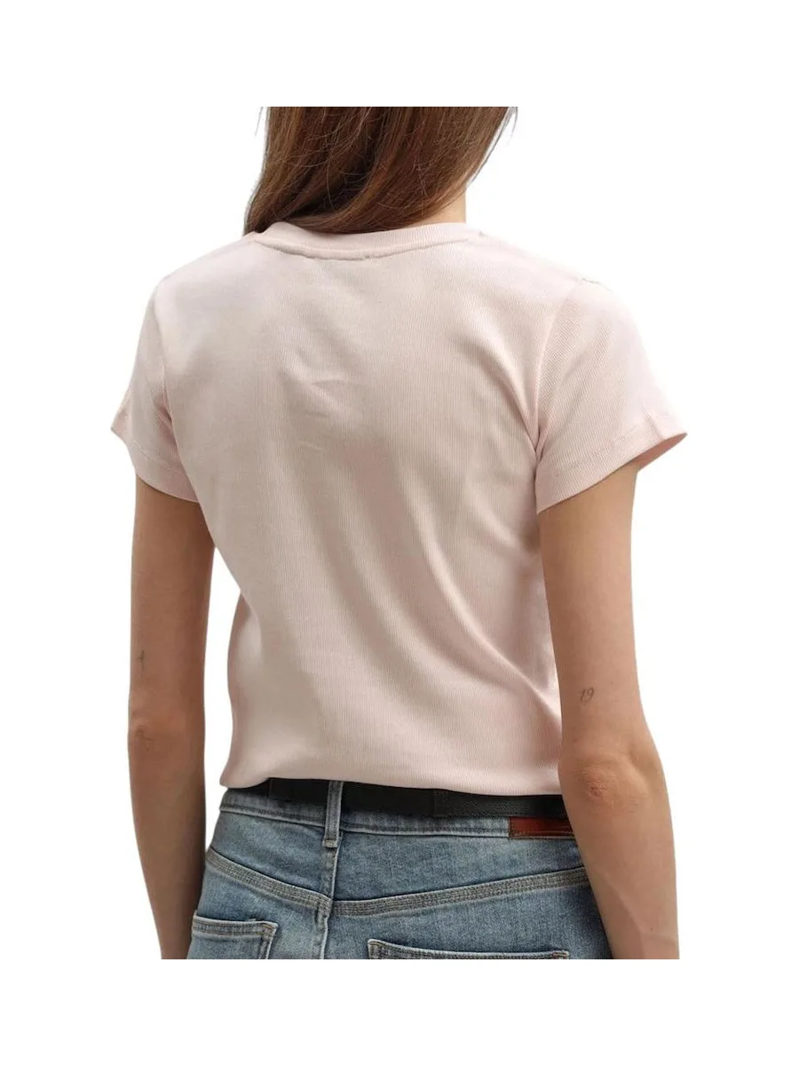 T-Shirt Rose Pale Femme Pepe jeans PL506037 3