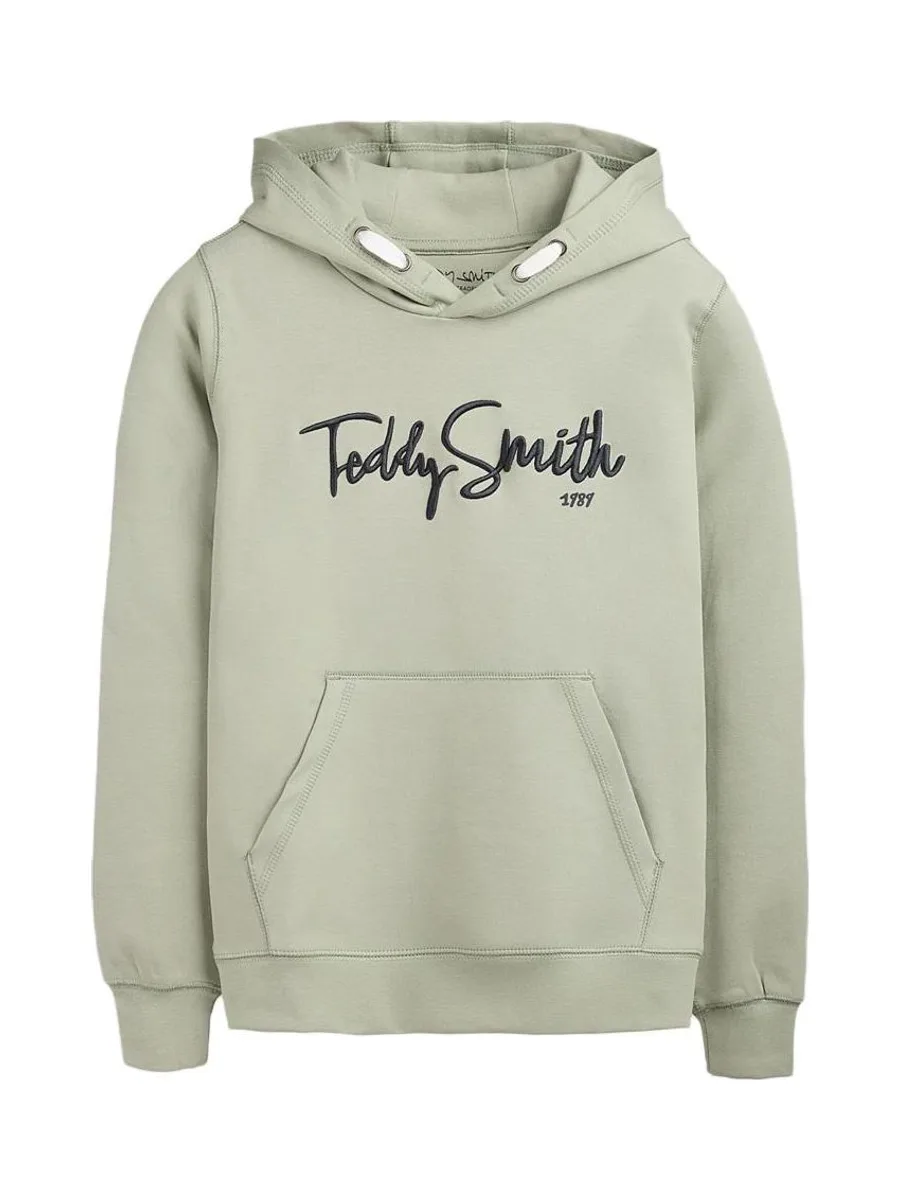 Sweat Vert/Noir Garçon Teddy Smith Evry 2