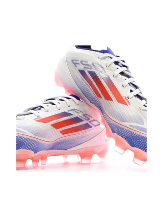 Chaussures de football Blanches/Bleu/Rouges Homme Adidas F50 Pro Mg 7