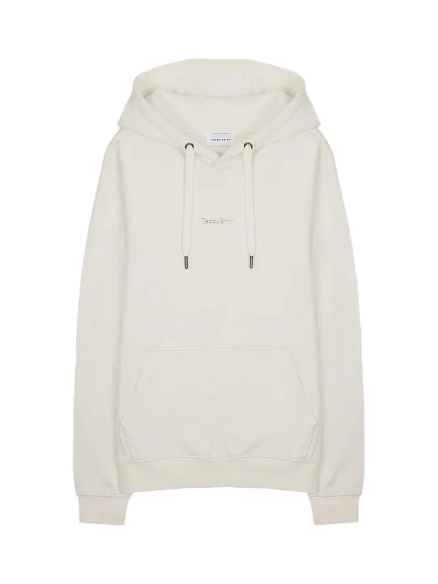 Sweat à Capuche Blanc Femme Teddy Smith Solene 2