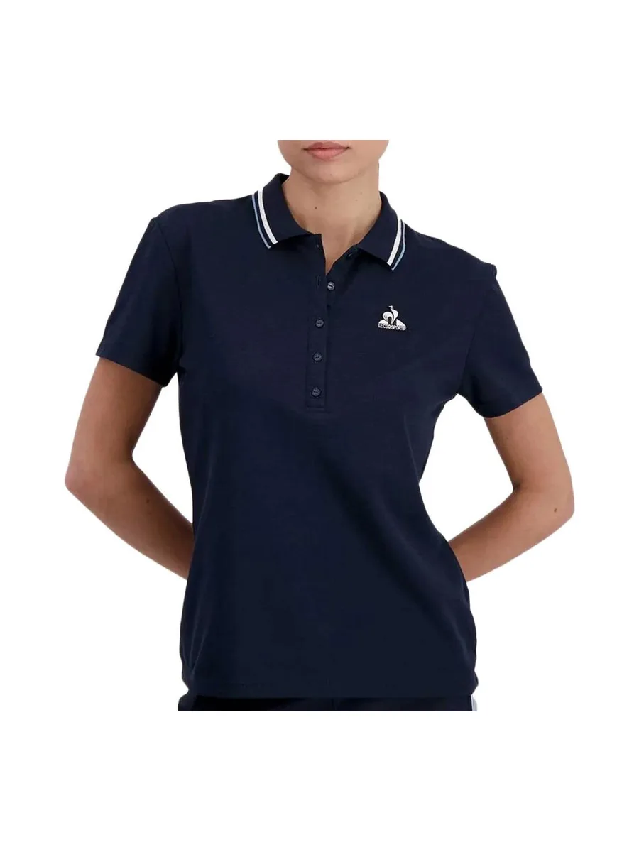 Polo Marine Femme Le Coq Sportif Heritage 2
