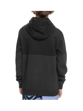 Sweat à Capuche Noir Garçon Quiksilver Emboss 2