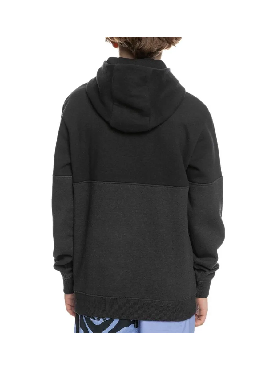 Sweat à Capuche Noir Garçon Quiksilver Emboss 3