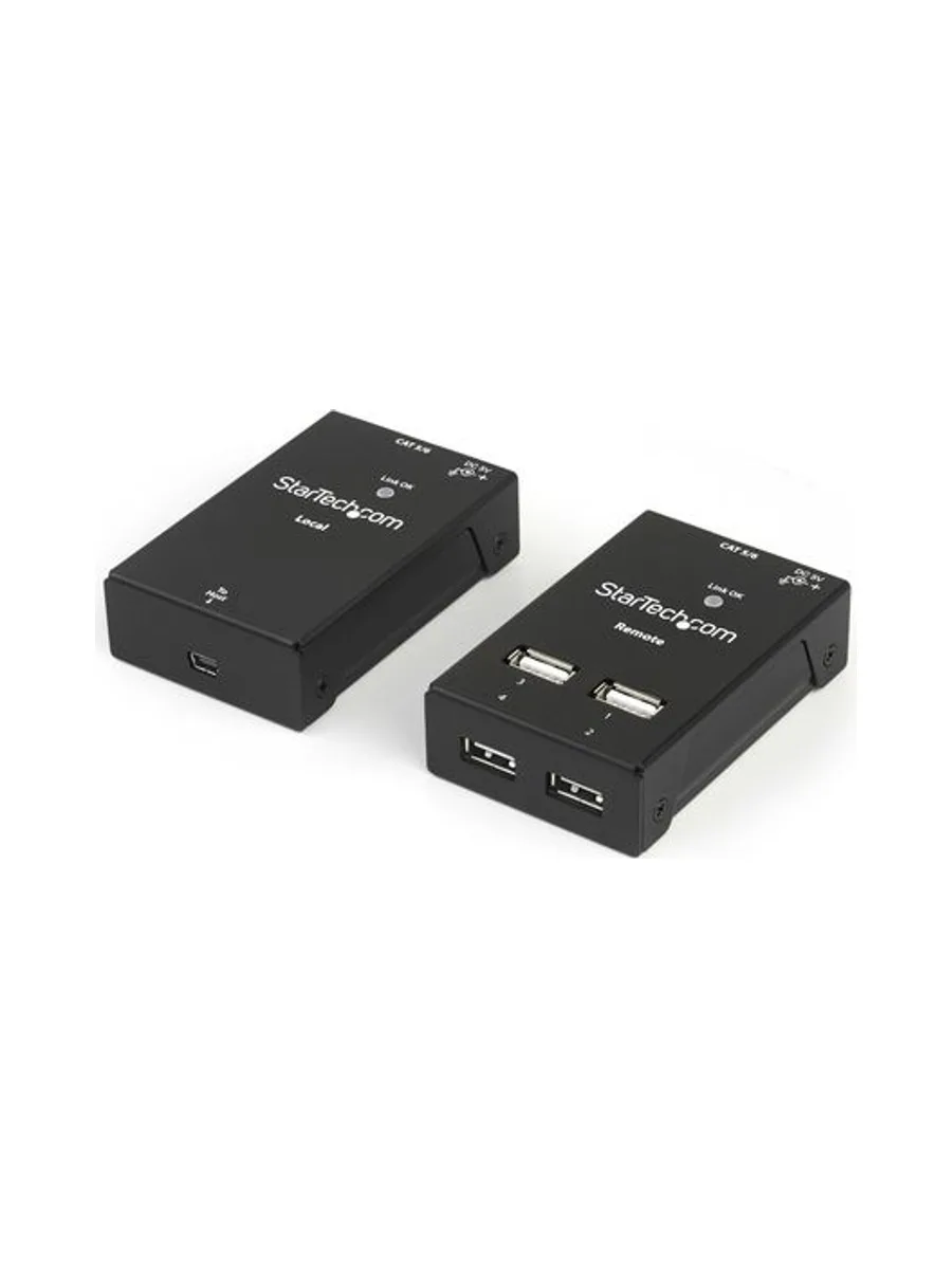 4 Port USB 2.0-Over-Cat5-or-6 Extender 1