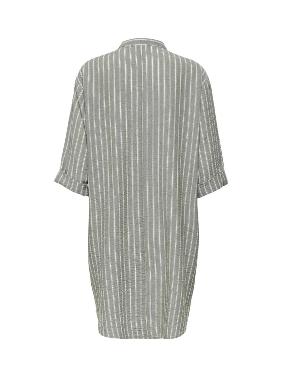 Robe Rayure Vert/Blanc Femme JDY Emilia 3