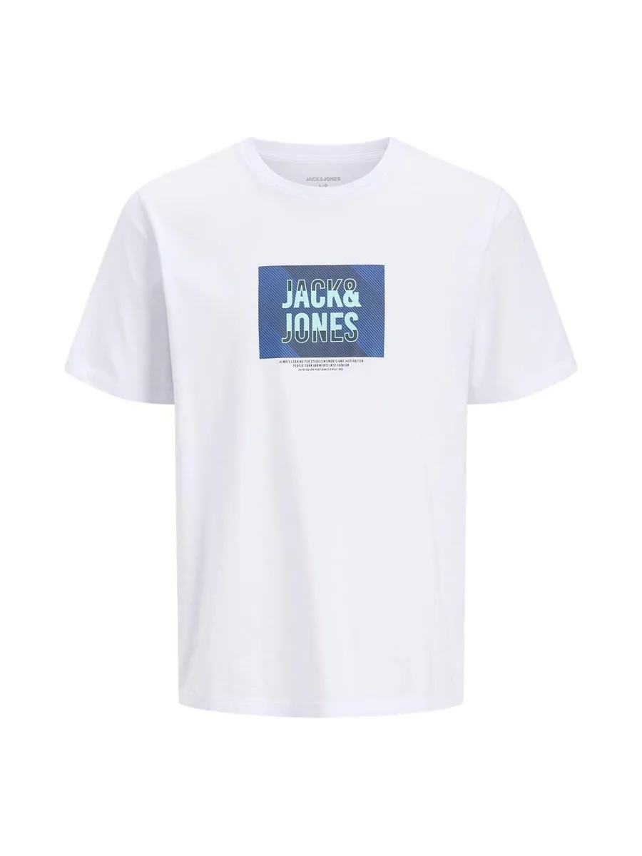 T-Shirt Blanc Homme Jack & Jones Hudson 2
