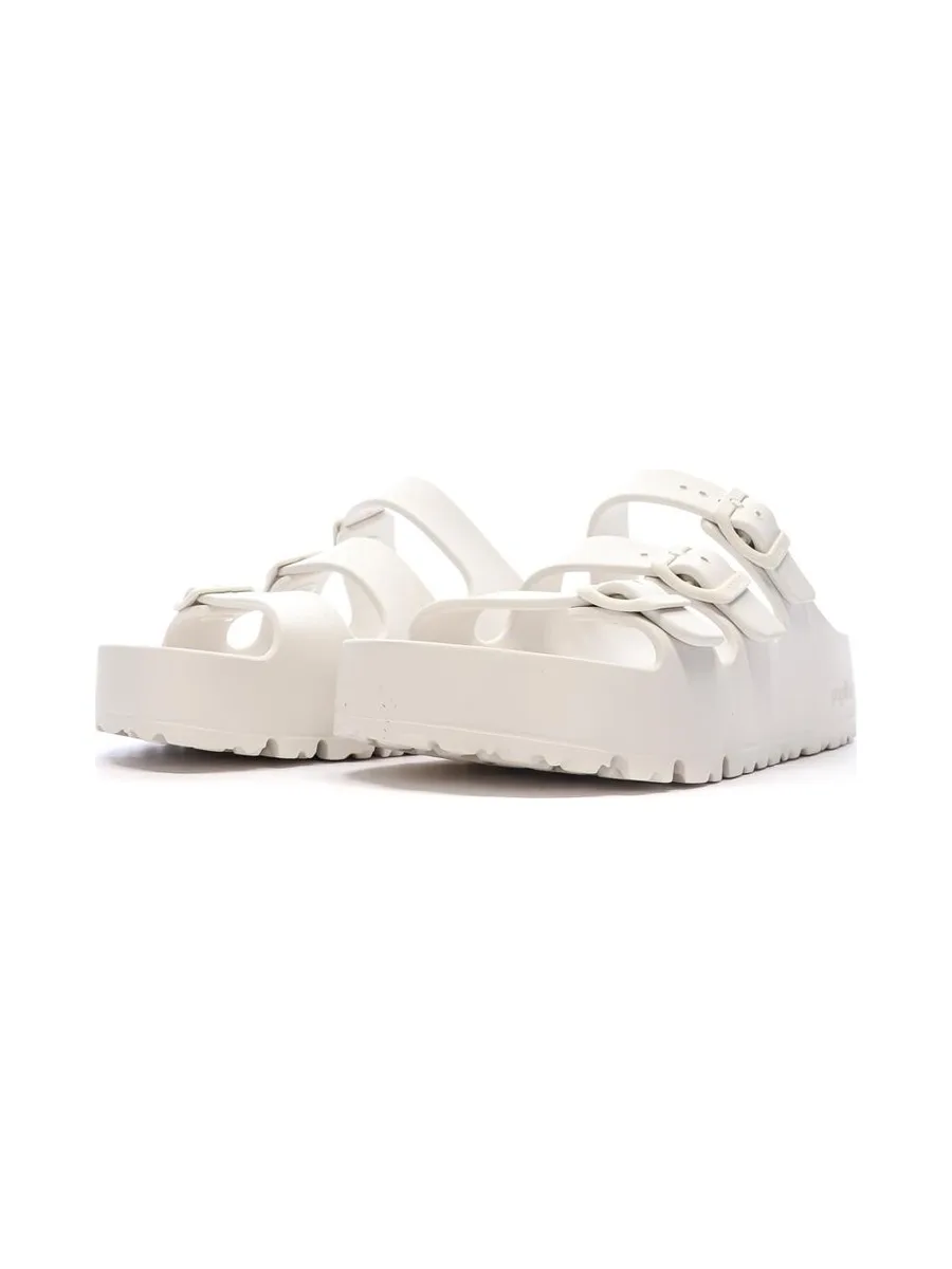 Sandales Blanches Femme Birkenstock Florida 6