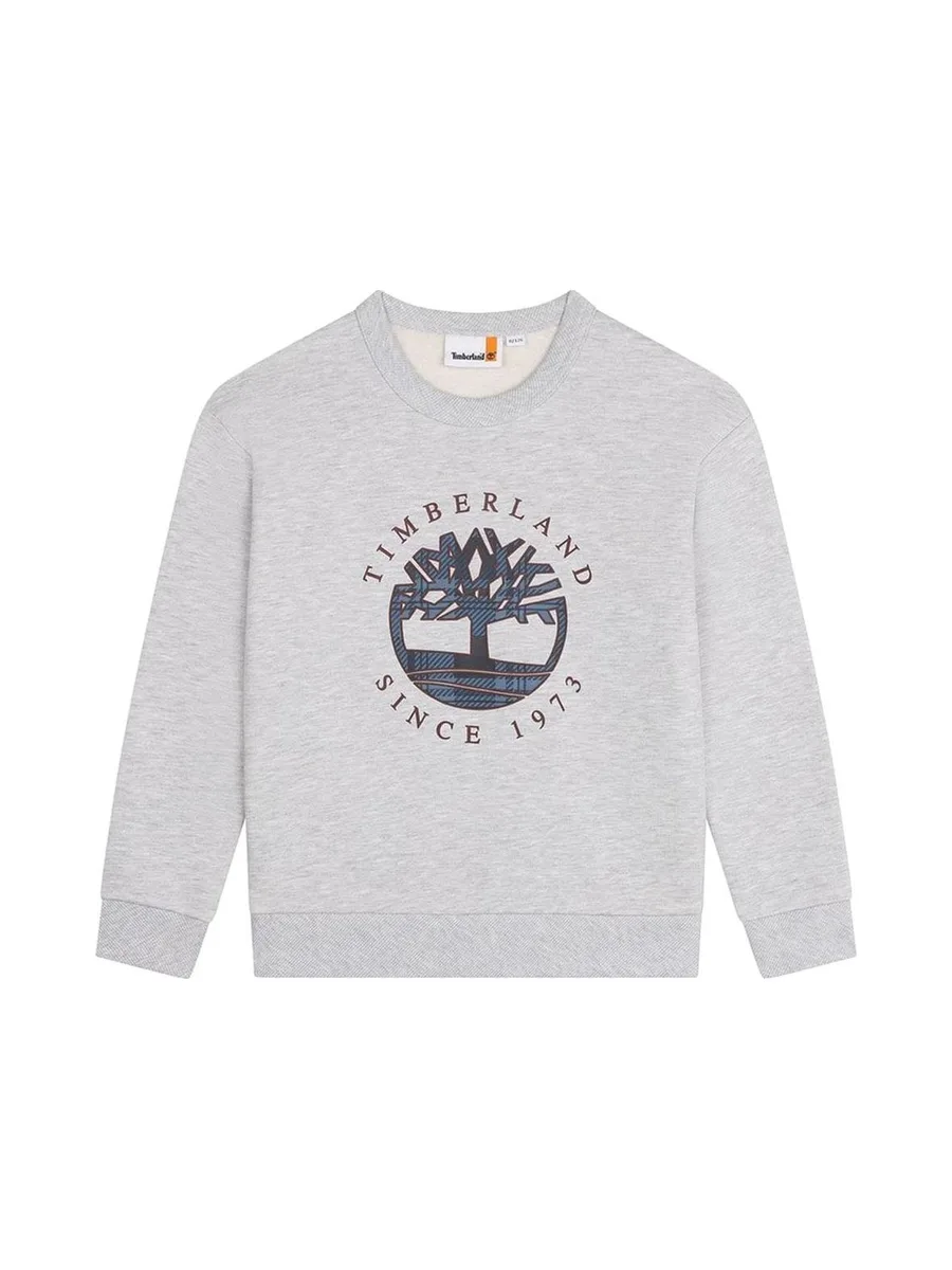 Sweat Gris Garçon Timberland T60319 2