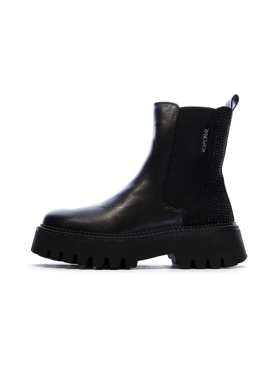 Bottines Noir Femme Kaporal Crissy 2