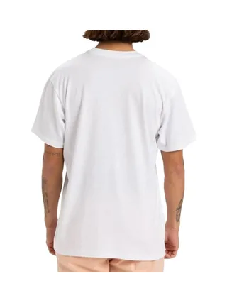 T-shirt Blanc Homme Quiksilver Retro Fade Yem 2