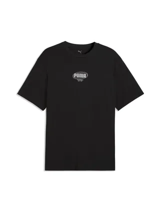 T-Shirt Noir Homme Puma Relaxed 1