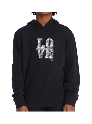 Sweat à Capuche Noir Garçon Dc shoes Blabac 1