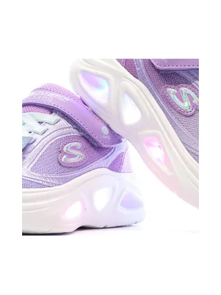 Baskets Mauves Clairs Fille Skechers Sola Glow 6