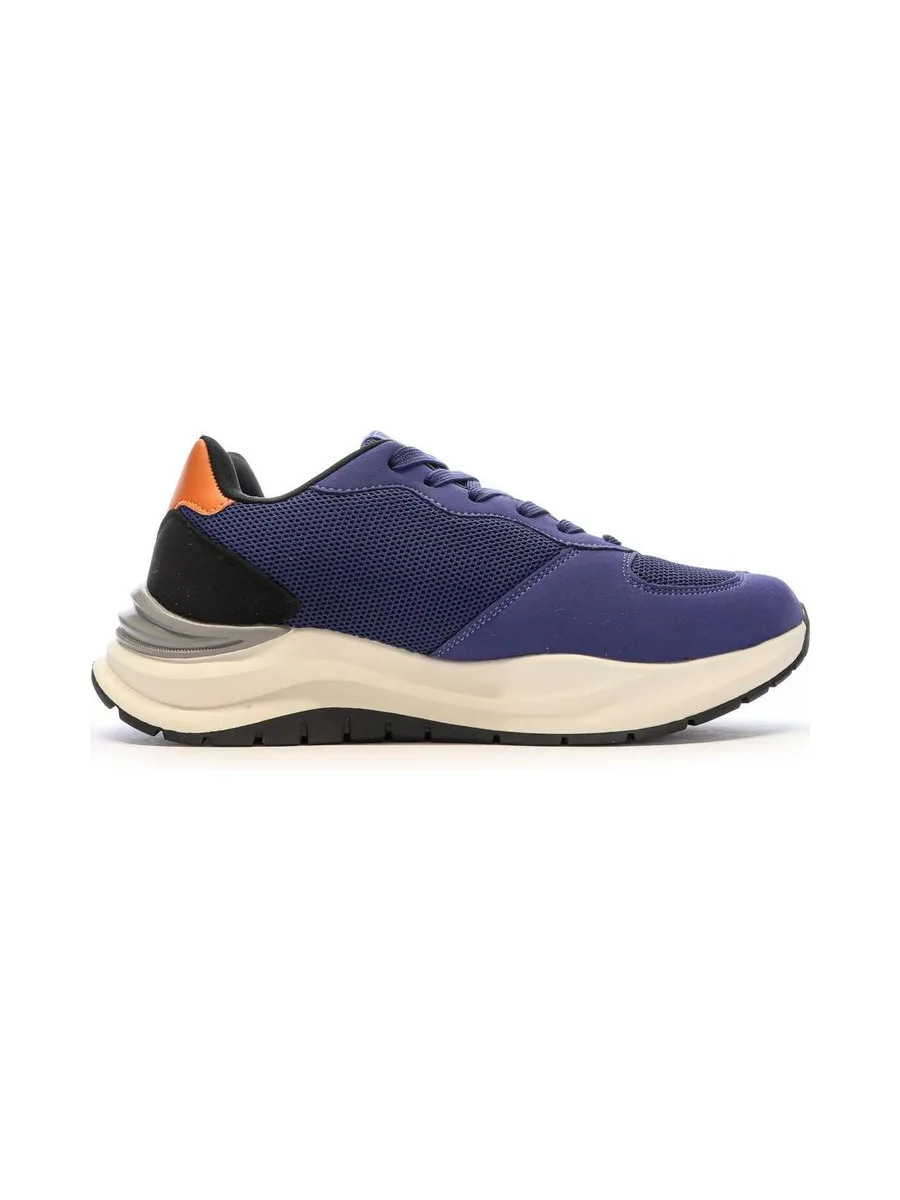 Baskets Marine/Blanches/Orange Homme Lotto Twenty6 3