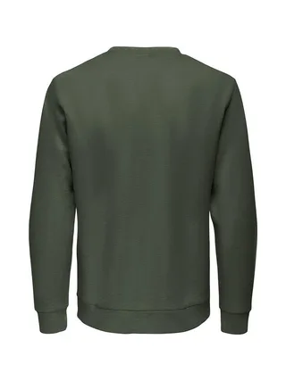 Sweat Vert Foncé Homme Only & Sons Chase 2