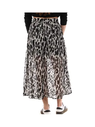 Jupe Grise/Noire à Motifs Femme Kaporal 2