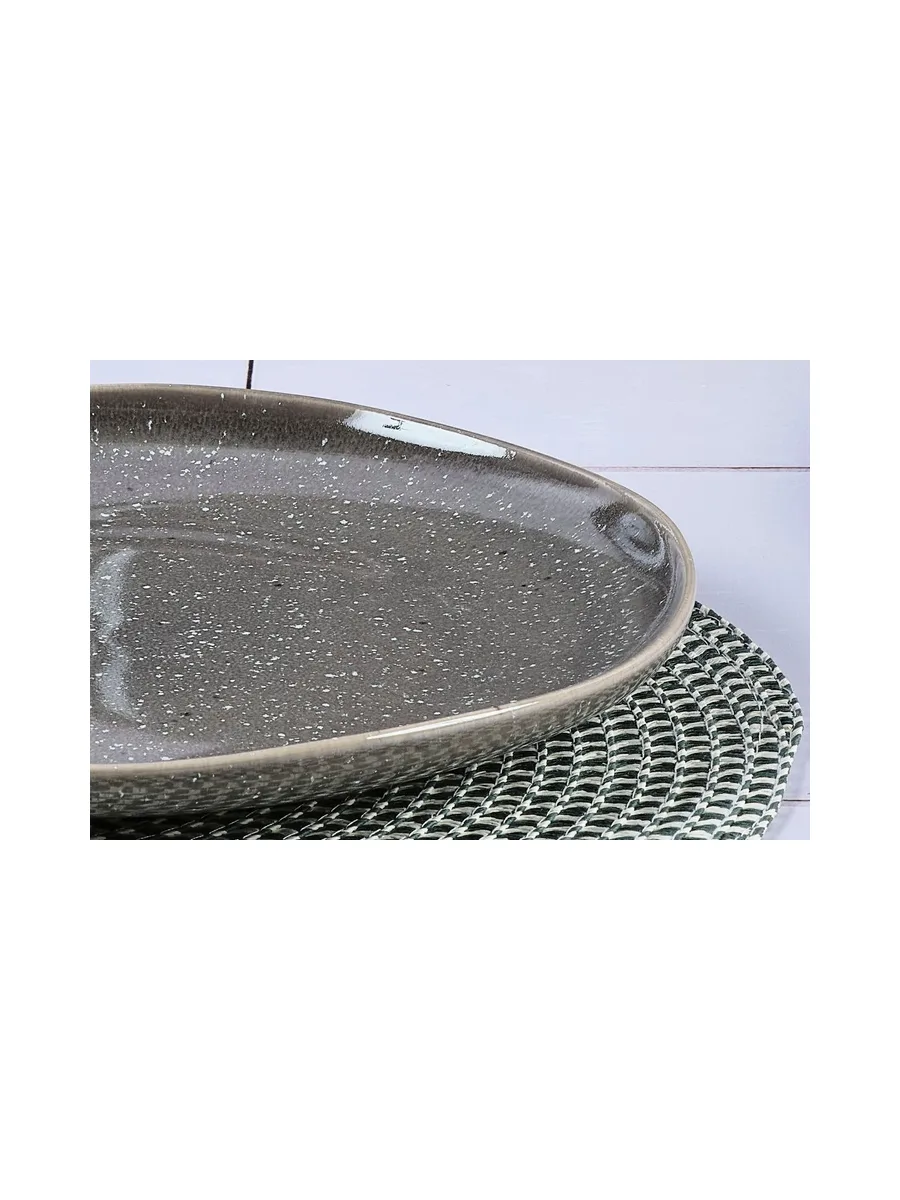Assiette STELLAR Ø27cm - 6 pièces - Gris béton 5