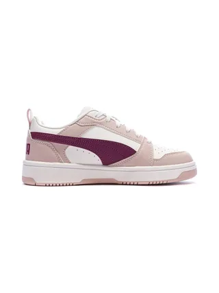 Baskets Rose/Blanc Garçon Rebound Low 2