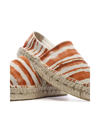 Espadrilles Orange/Beige Femme Pare Gabia Anaia 7