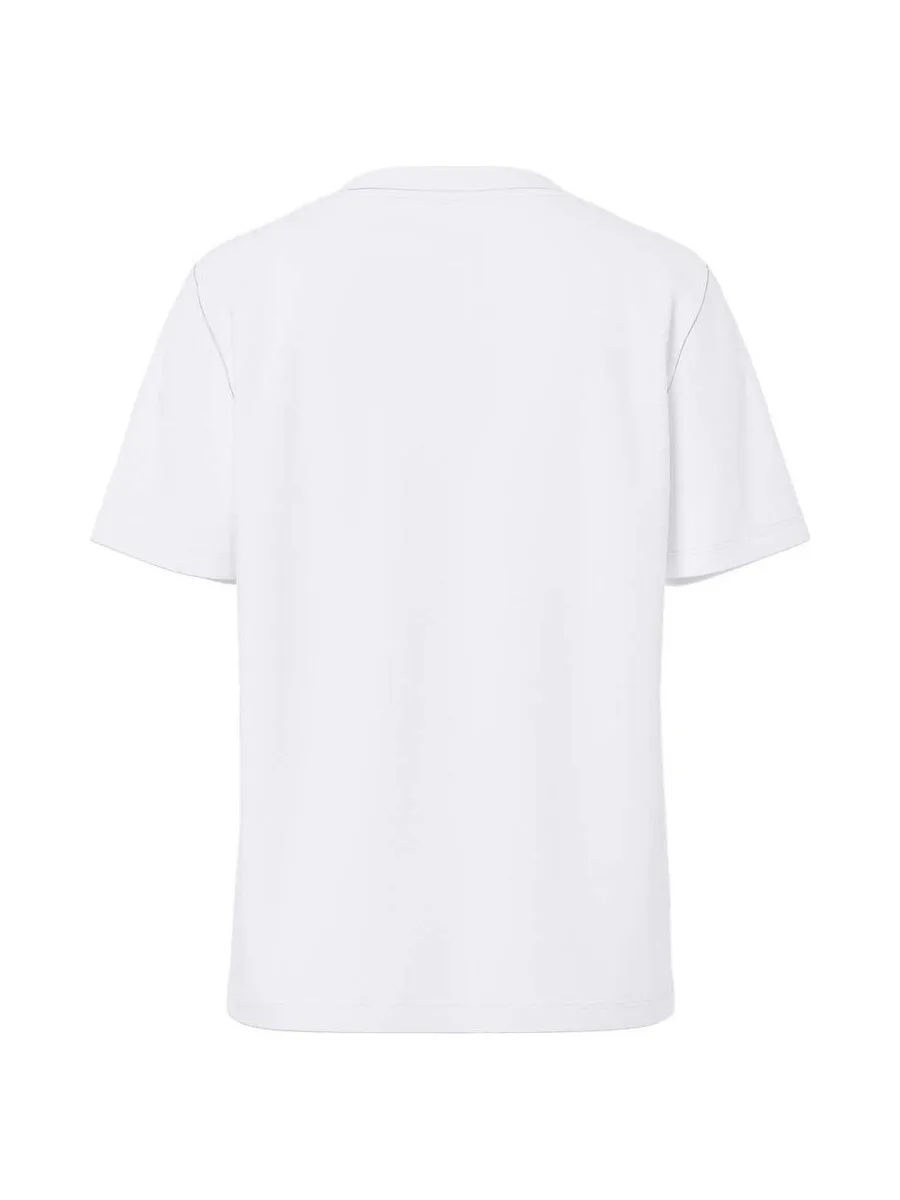 T-Shirt Blanc Femme Pieces Pcoda 2