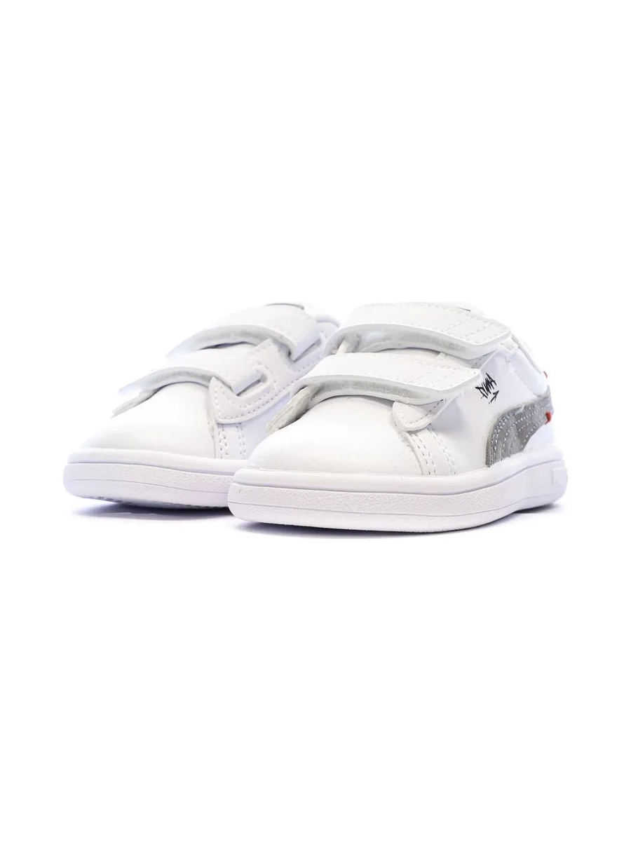 Baskets Blanc Garçon Puma Smash 3.0 Mid 9 7