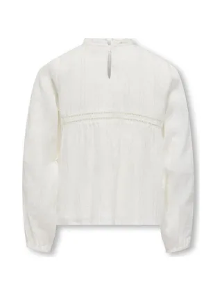 Blouse Écru Fille Kids ONLY Kogrhea 2