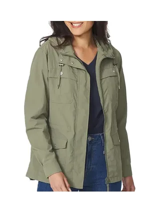 Veste Déperlante Verte Femme TBS LIANAVES 1