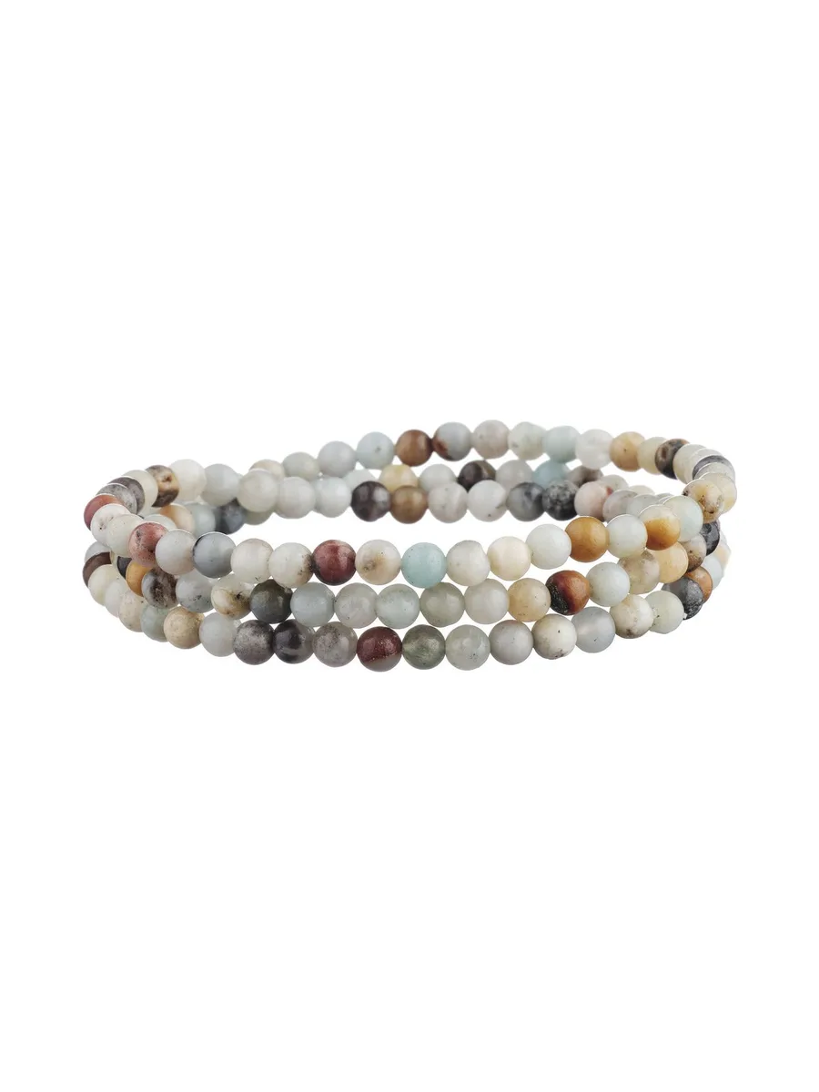 Bracelet Tuileries blanc - pierres naturelles 1
