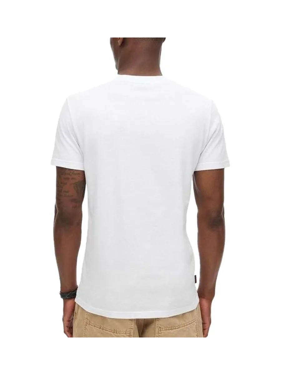 T-shirt Blanc Homme Superdry Vintage LogoR6Ts 2