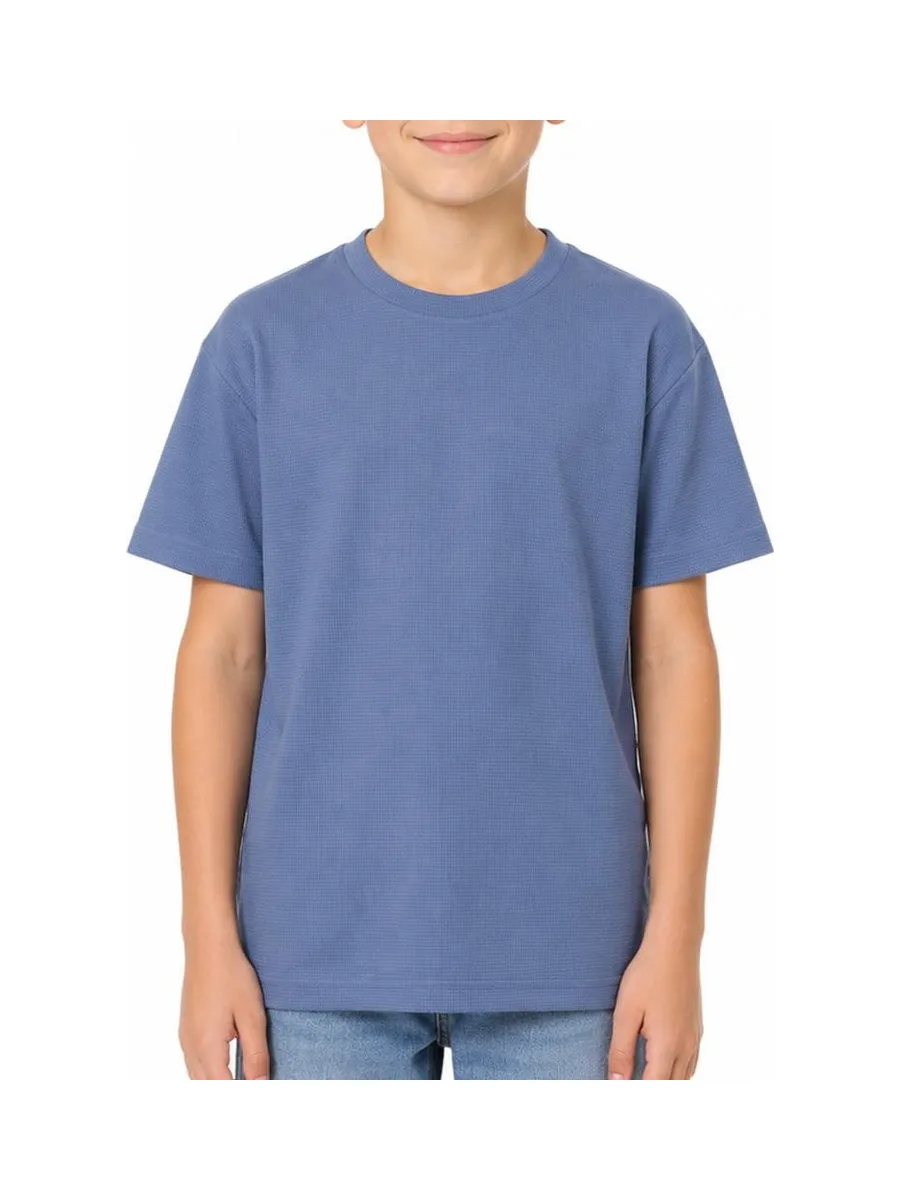 T-Shirt Bleu Garçon Paname Brothers Poly Indigo 2