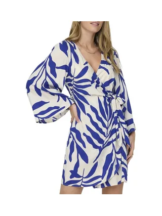 Robe Écru/Bleu Femme JDY Life 7/8 1
