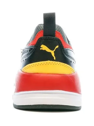 Baskets Blanche/Noir/Jaune Homme Puma X-ray 2 Square 3