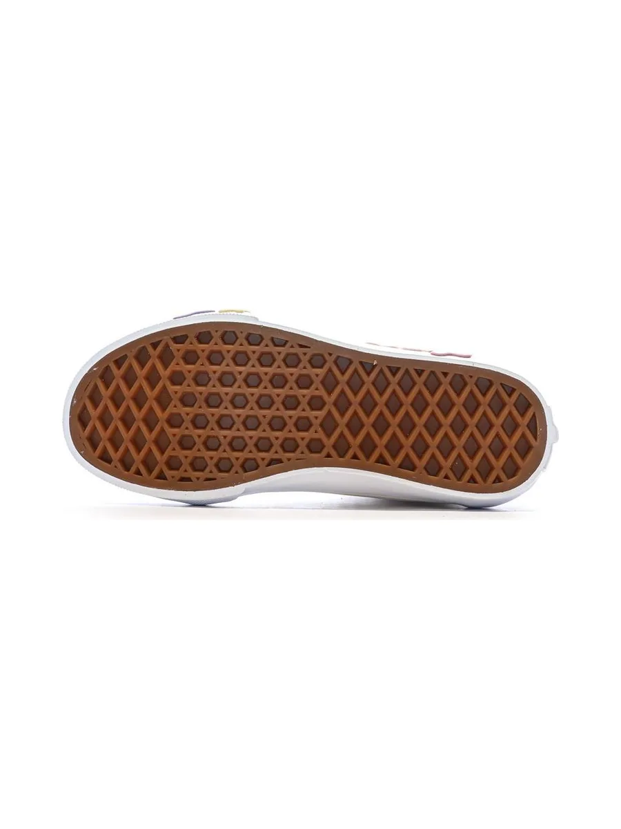 Baskets Beiges Fille Vans Flower 5