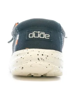 Chaussures Marine Garçon Hey Dude Wally Youth 3