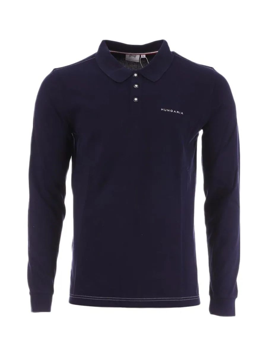 Polo Manches Longues Marine Homme Hungaria Merapi 2