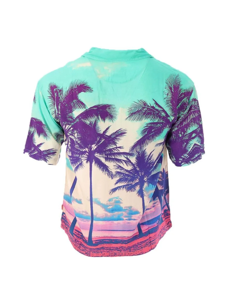 Chemise Tropical Vert/Rose Homme Kaporal THAI 3