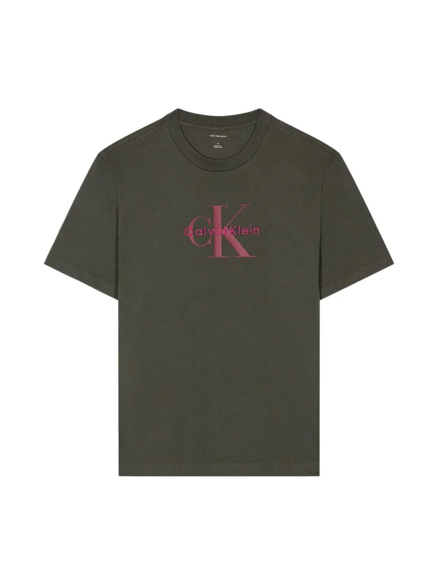 T-Shirt Gris/Rose Homme Calvin Klein Jeans Hero 2